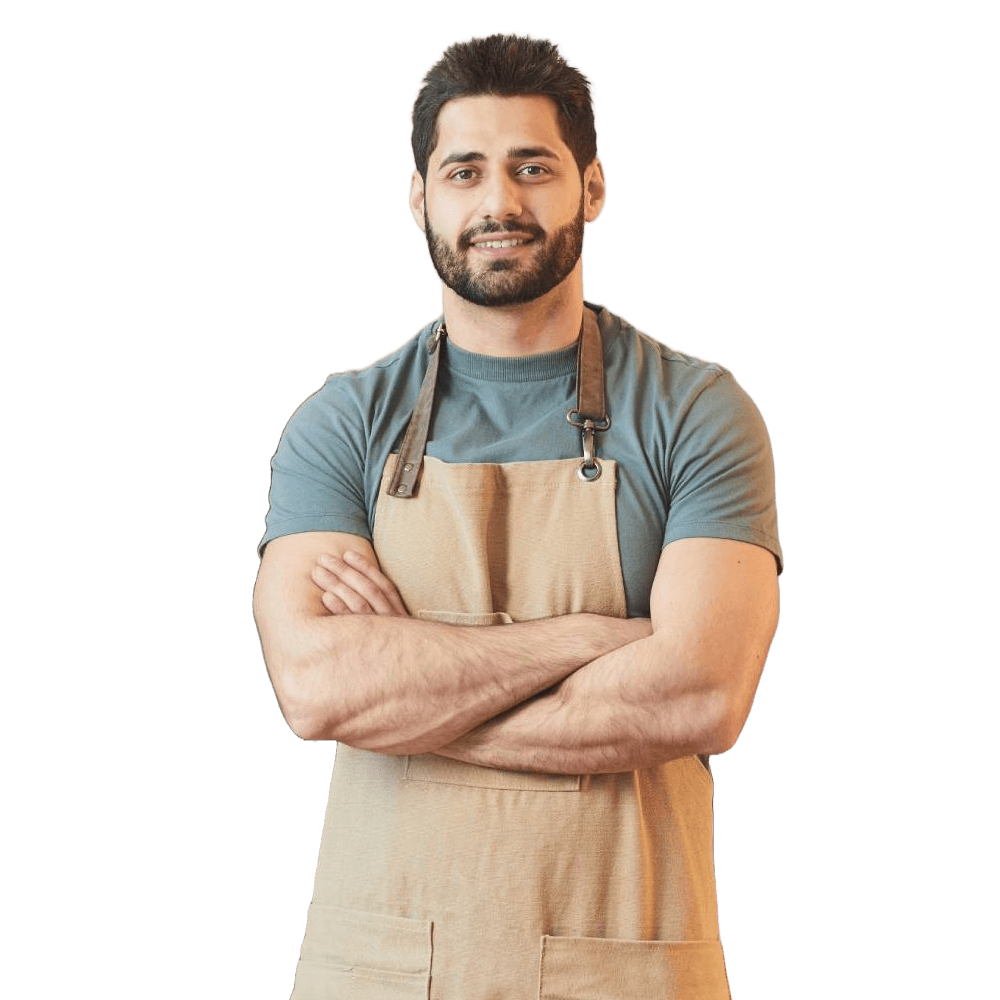 Bearded Young Gardener Posing Indoors ZBA8HPF ImgCreatorAI 2 2